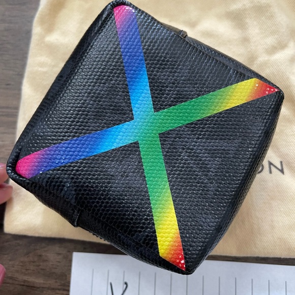 Louis Vuitton Monogram Graphite Rainbow Cube Pouch - Picture 11 of 16
